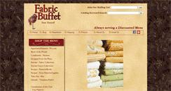 Desktop Screenshot of fabricbuffet.com